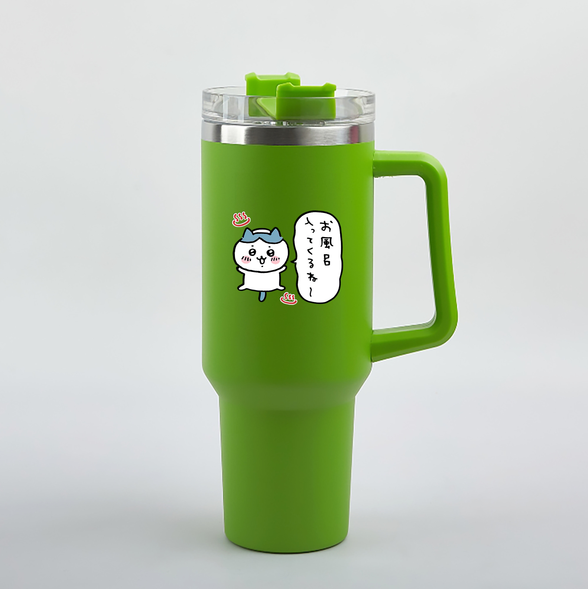 （画像用） ちいかわ ハチワレ Chii-kawa hachiware 1200mL車用タンブラー（カラープリント）